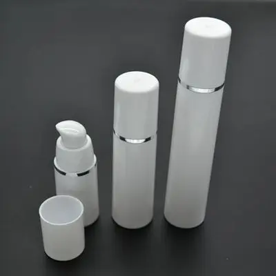 

10pcs x 15ml 30ml 50ml Transparent Empty Vacuum Airless Plastic Lotion Cream Bottles Container Travel Size Cream Container Pump