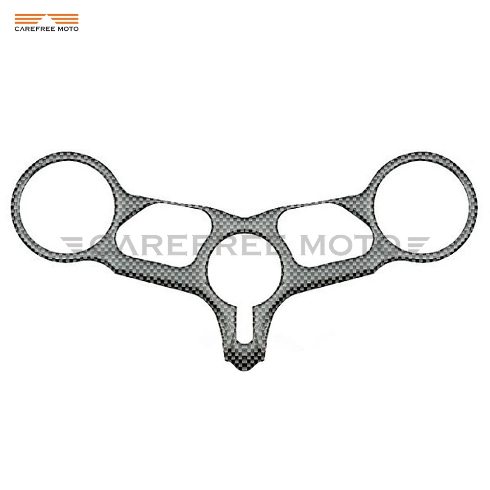 

1 Pcs Motorcycle Carbon Fiber Pattern Top Triple Clamp Yoke Sticker case for DUCATI 749 999