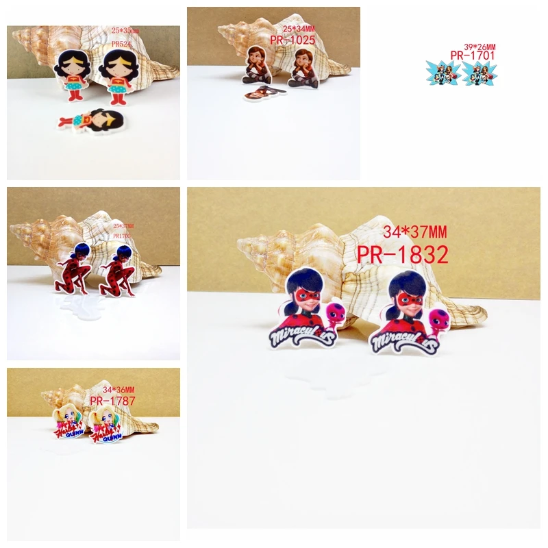 

Free shipping 30 pcs cartoon planar resin ribbon PR 1832