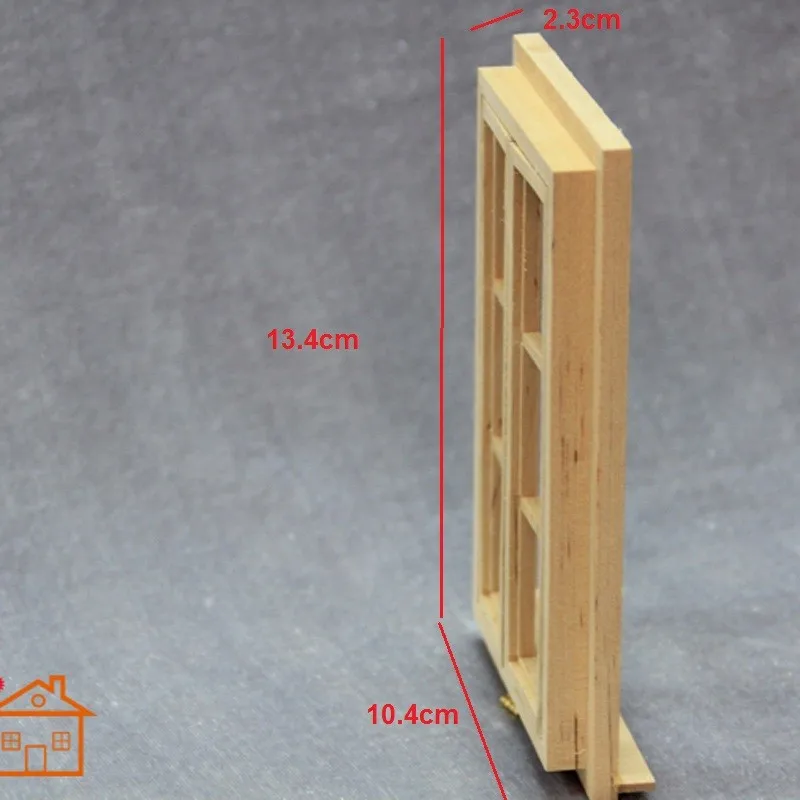 Кукла-playscale окна и двери 6-панелей литья кукольный домик 1/12 playscale # W006