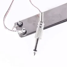 Мини с ножками из нержавеющей стали педаль переключатель контроллер татуировки питание машина Footswitch+ шнур для тату аксессуары инструменты