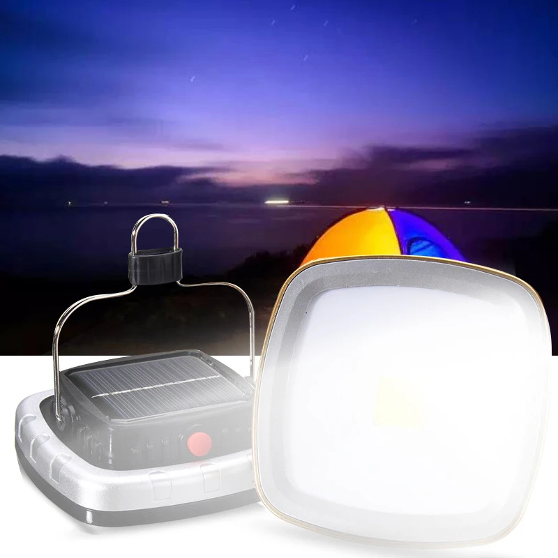

LED Camping Lantern Solar USB Rechargeable Tent Lamp Emergency Light for Outdoor Hiking Garden YA88