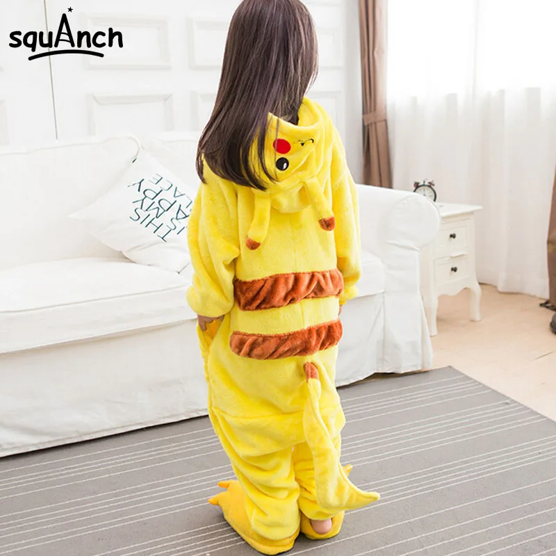 

Cartoon Onesie Pajama Animal Sleepwear Children Kids Boy Girl Lovely Jumpsuit Flannel Soft Overalls Festivel Gift Winter Clothes