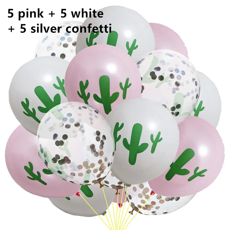 

1set Hawaiian Cactus Party Fiesta Party Balloons Baby Shower Happy Birthday Wedding Party Deco AnniversaireComunion Decoracion