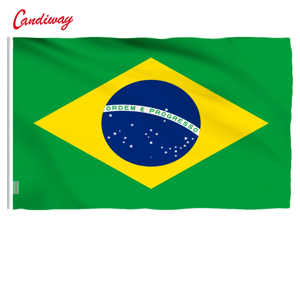 お祭りの家の装飾のためのブラジルの国旗ポリエステル旗バナー スーパーポリ 屋内と屋外 Nn010 Flag Banner Brazil Flagbrazilian Flag Aliexpress