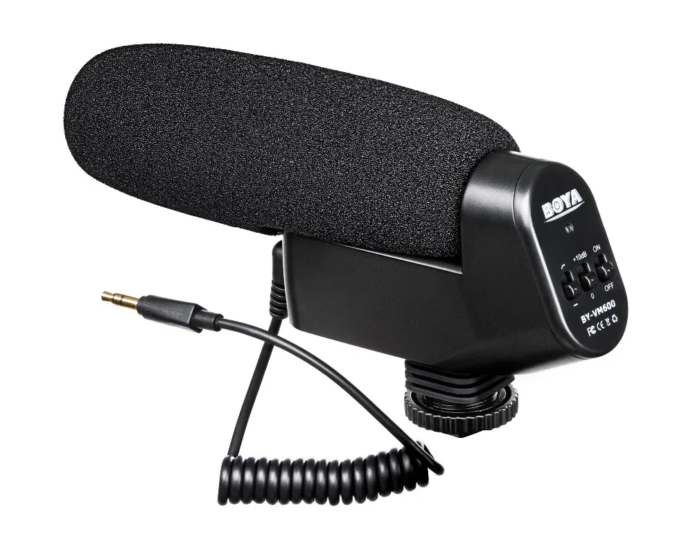 

BOYA BY-VM600 Video Microphone Cardioid Directional Condenser Mic for Canon Sony Nikon Pentax DLSR Camera Youtube Video Recordin