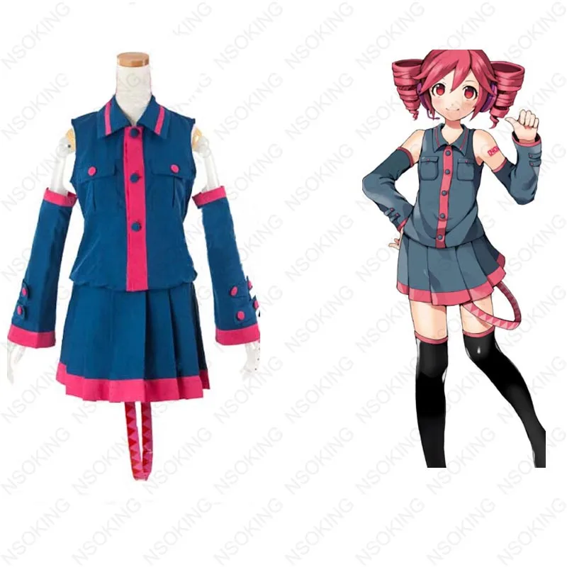 

Anime VOCALOID Hatsune Miku kasane teto Cosplay Costume Tailor Made