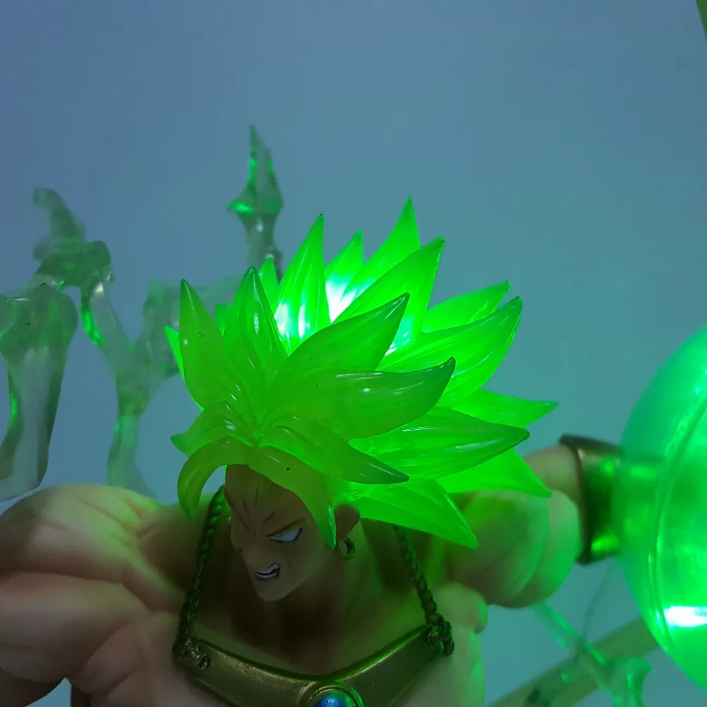 Dragon Ball Z фигурка Broly Super Saiyan Led power Toys F. ZERO Dragon Ball Супер Broly Статуя Фигурка Коллекционная модель