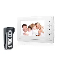 7 Monitor Color Video Door Phone Intercom Doorbell System IR Camera Doorphone Speakerphone Intercom