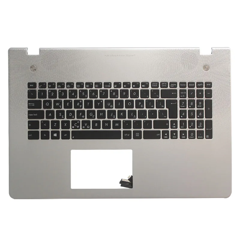 

New Greek Keyboard for Asus N76 N76V N76S N76VM N76VB N76VJ N76VZ GK Laptop keyboard with backlit Palmrest Upper