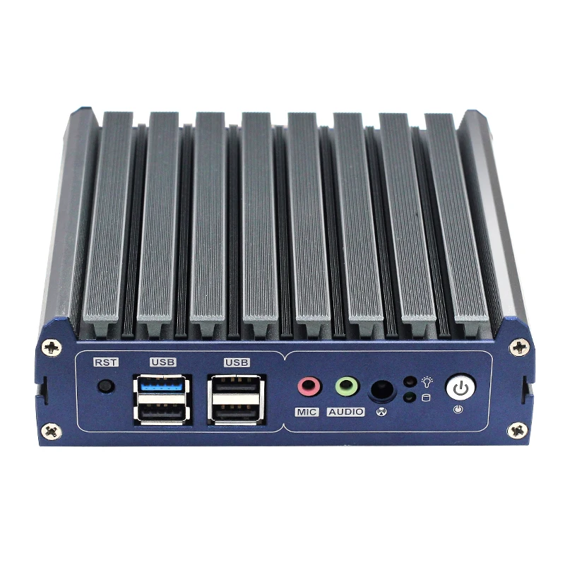 Мини-ПК N-BOX-J1 с E3845 2G/4G/8G ram 1* RJ45 RS232 Com 2* Lan порт 1* MINI-PCIE разъем sup порт wifi/3g модуль