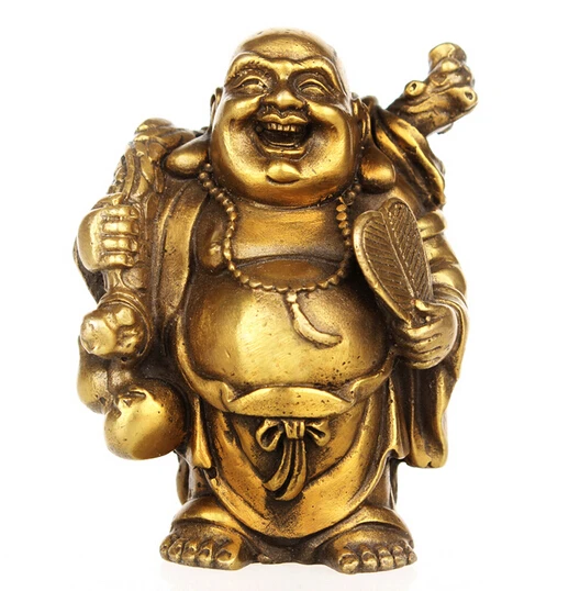 

B0601 418crafts copper Bronze art Copper buddha decoration lucky statue