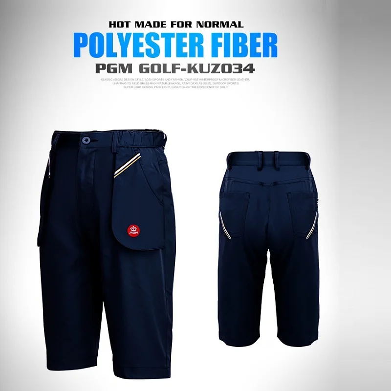 Pgm Golf/идеальные шорты на плоской подошве для мальчиков летние дышащие до колена