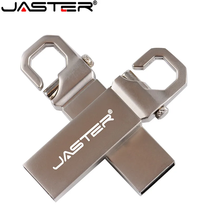 JASTER металлическая USB флеш-накопитель 4 ГБ 8 ГБ 16 ГБ 32 ГБ ручка из нержавеющей стали привод водонепроницаемая карта памяти USB 2,0 usb диск флешка