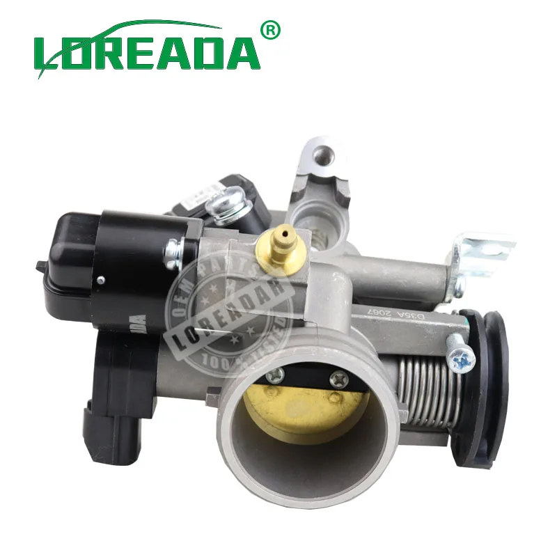 

LOREADA Throttle Body For CHERY QQ UAES 1.0L/1.3L Engine Wuling Motors WULING 6360 HAFEI 1.0L 1.3L 462 Delphi system