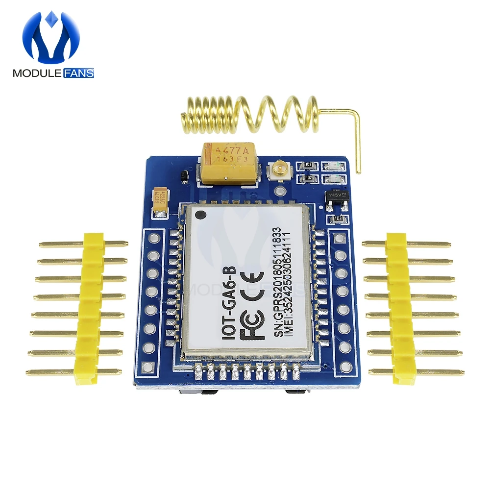 

A6 Mini GSM GPRS Development Board Quad-band SMS Audio Board 5V Replace SIM800L AT TCP IP Command Digital Audio Speech Coding