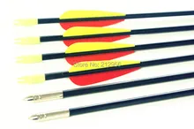 Longbowmaker 12PCS 33 Inches Fiberglass Target Practice Arrows F2YRT1