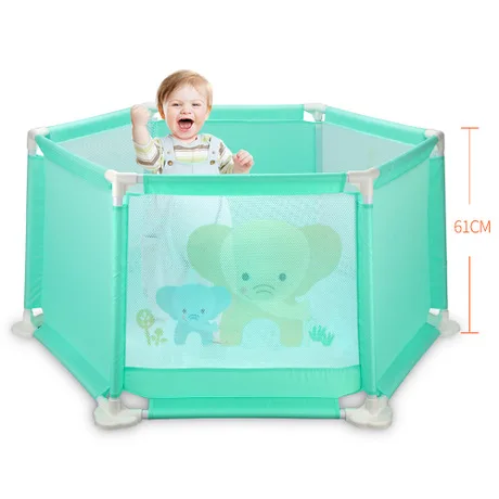 Детский манеж 134*61 см полиэстер barrera piscina de bolas para bebes cabane enfant пластиковый складной детский манеж ballenbak