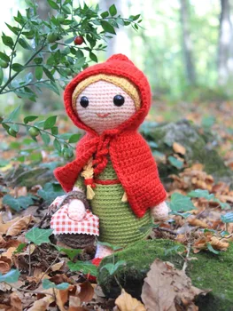 

crochet toys amigurumi handmade rattle girl number DXB0019