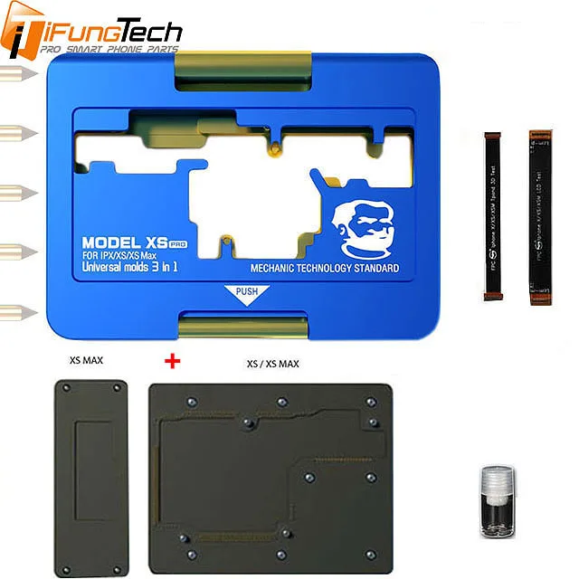 Новое обновление XS Pro isoket PCB кронштейн материнской платы приспособление для iPhone X XS MAX верхний и ламинат тестер приспособление для наладки - Color: 2