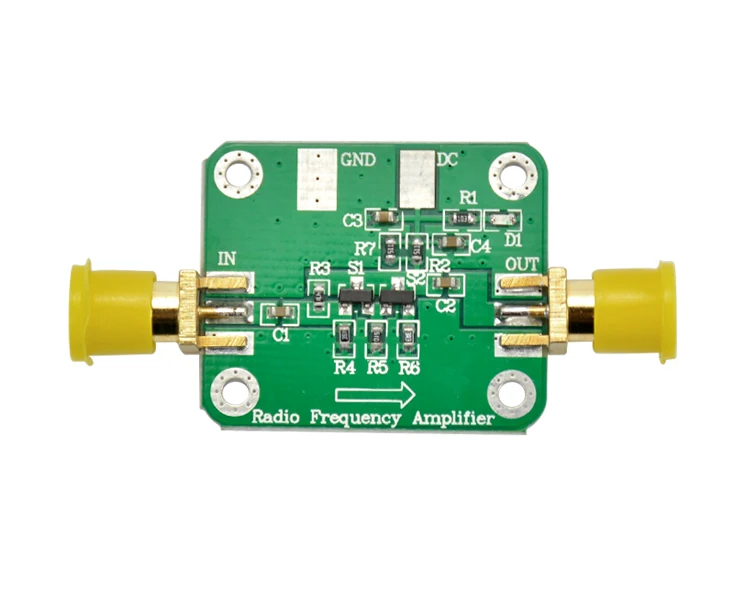 AIYIMA RF высокочастотный усилитель 10 кГц до 1 ГГц 10dBm RF широкополосные усилители низкий уровень шума LNA модуль HF VHF UHF FM Ham