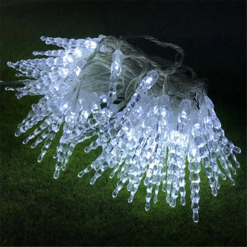 Holiday Lighting 10M 100LED Icicle Home Xmas Decoration Christmas Lights Outdoor Waterproof Fairy Curtain String Lights Holiday Lighting 10M 100LED Icicle Home Xmas Decoration Christmas Lights Outdoor Waterproof Fairy Curtain String Lights