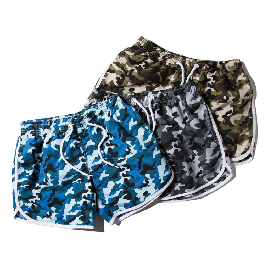 Spring Autumn New High Casual Beach ShortsCamouflage Print Shorts women Elastic Band Casual Loose Soft Leisure Sweat shorts