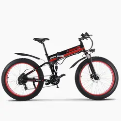Мощный электрический горный Скутер 2 колеса Электрический велосипед 500 Вт 42 км/ч внедорожный электрический велосипед с гидравлической