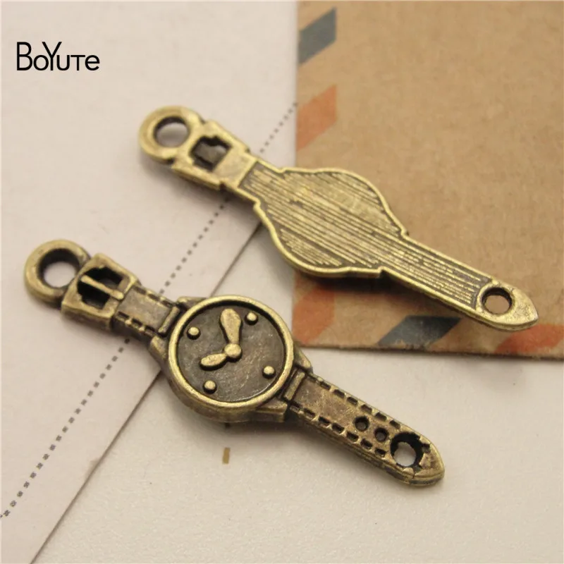 BoYuTe (100 PiecesLot) Metal Alloy 359MM Watch Pendant Charms Diy Hand Made Jewelry Accessories Wholesale (6)