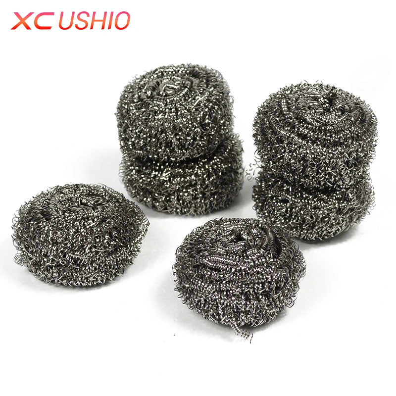 6pcs/lot Steel Wool Ball Set Kitchen Dish Bowl Cleaning Tools Tableware