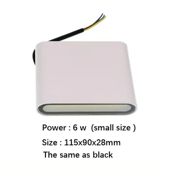 

Modern Minimalist LED Wall Lamps Aluminum Bedroom Bedside Lamp Creative Bathroom led Lights 10W/18W led indoor wall Lighting