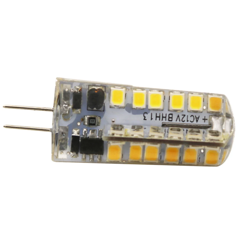 10 шт. Led 12 В G4 лампа Светодиодная AC DC 4 Вт 48LED SMD 2835 прожектор 360 Угол луча Замена для