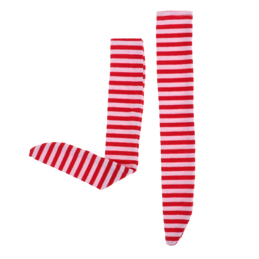 1/3 BJD Doll Trendy Cotton Striped Socks Stockings For 1/3 BJD SD AS MSD YOSD girlsDoll Accessories  outfit accessories