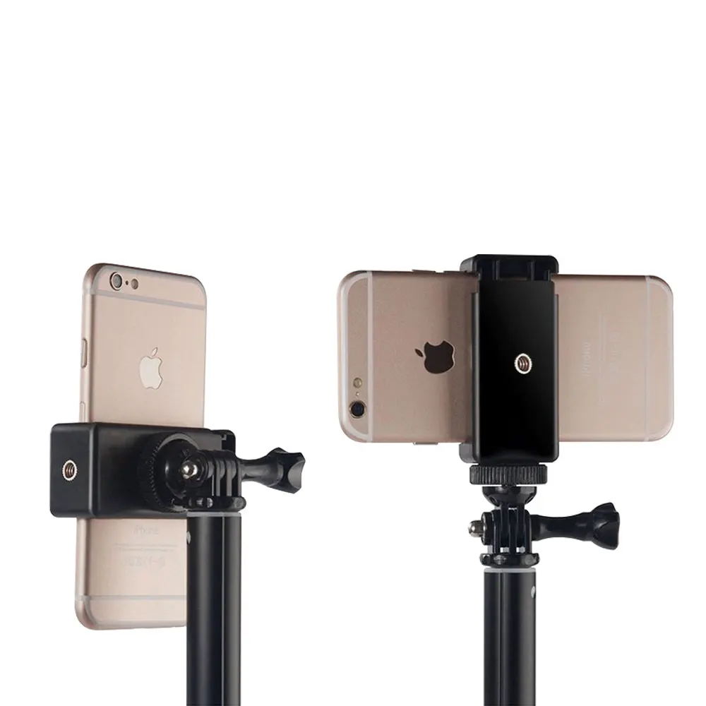 

Mini Mobile Phone Camera Tripod Stand Clip Adapter for HTC for IPhone 6 Z17 Plastic Word Folder Bracket Holder Mount Accessories