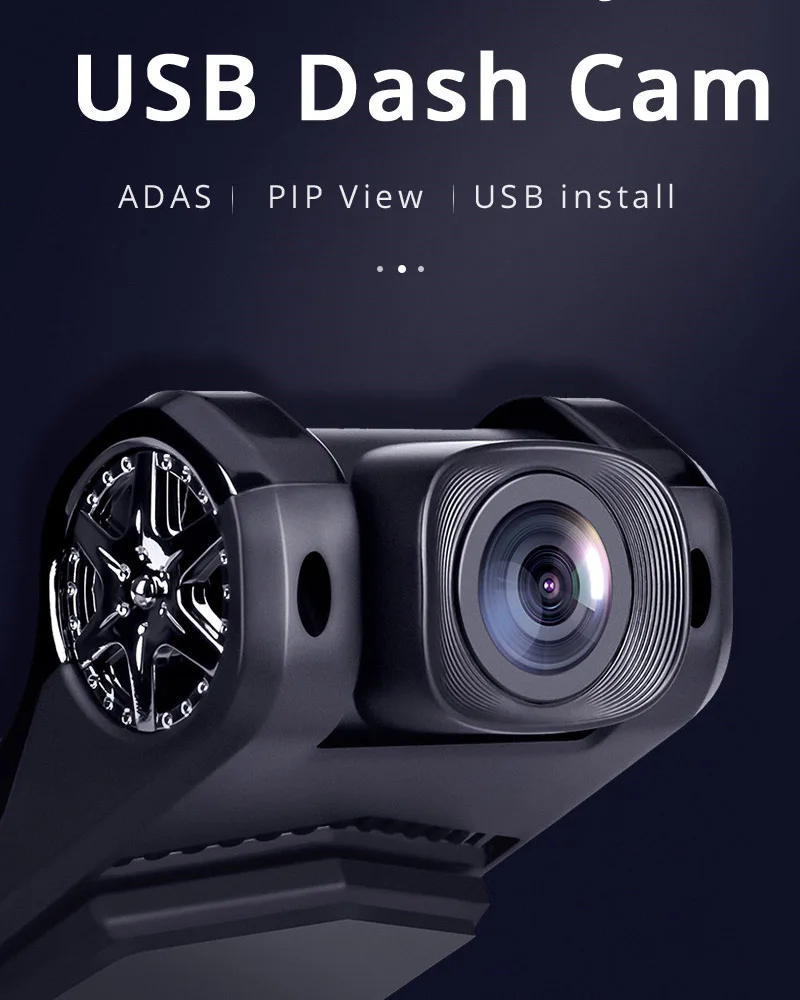 JCOLI 1080P ADAS скрытый USB Автомобильный видеорегистратор для dvd плеер на основе Android