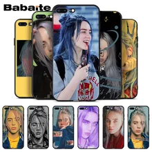 Babaite Billie Eilish с рисунком Чехлы для мобильных телефонов Чехол для iPhone 11 pro max 8 7 6 6S Plus 5 5S SE XR X XS MAX чехол