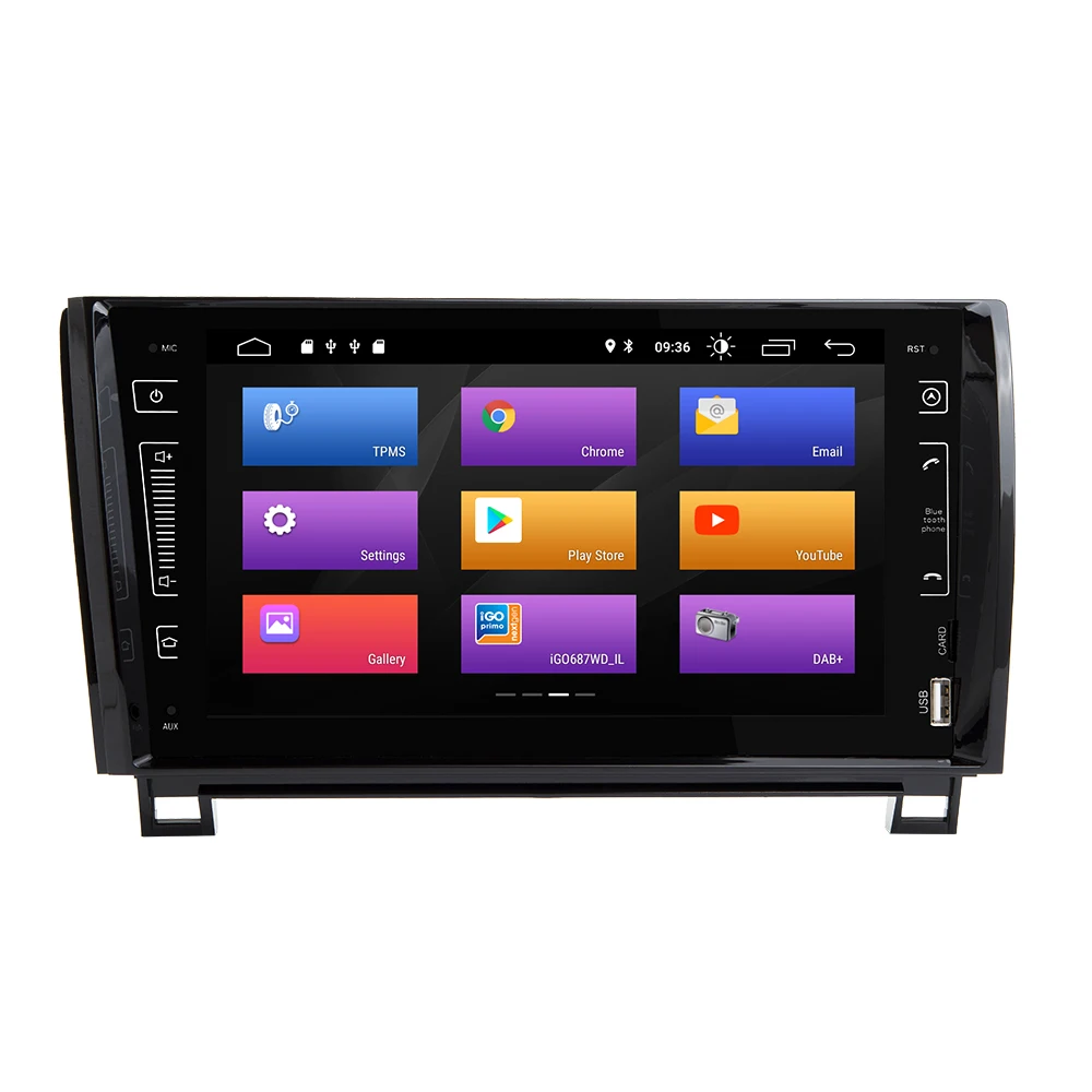 Perfect Josmile Car Multimedia Player 2 Din Android 9.0 For Toyota Tundra Sequoia 2007 2008 2009 2010 2011 2012 2013 Autoradio Wifi IPS 1