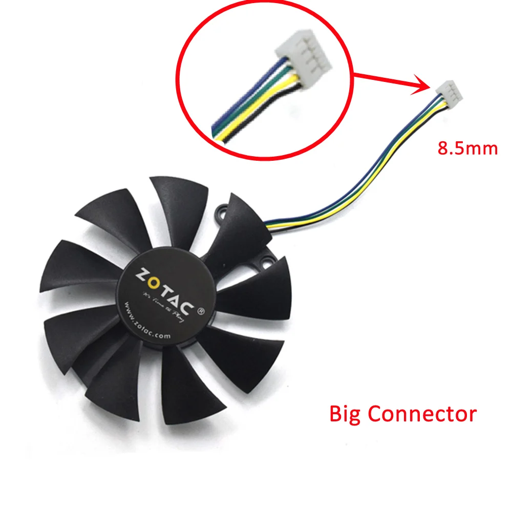 85 мм GA91S2H DC 12 В 0.35A 4Pin кулер вентилятор Замена для Zotac GTX ...