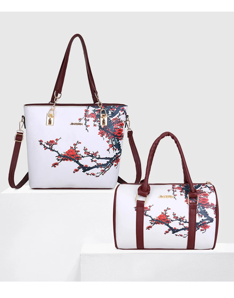 feminino impresso sacos designer 6 peças conjunto