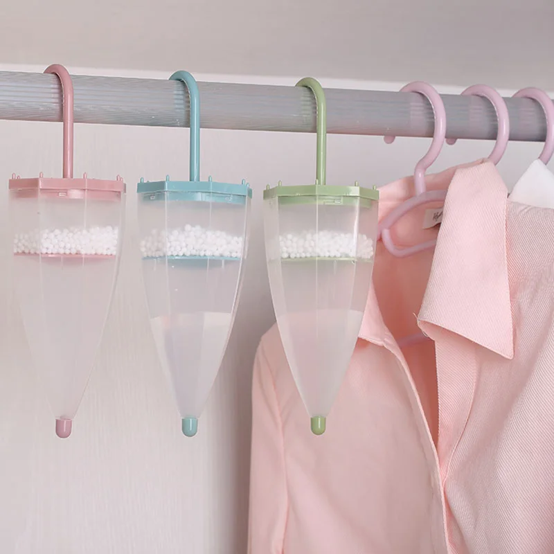 

Household Hanging Wardrobe Box with Desiccant Mini Umbrella Moisture Absorbers Box Cleaning Dehumidifier Tool Humedad Absorbedor