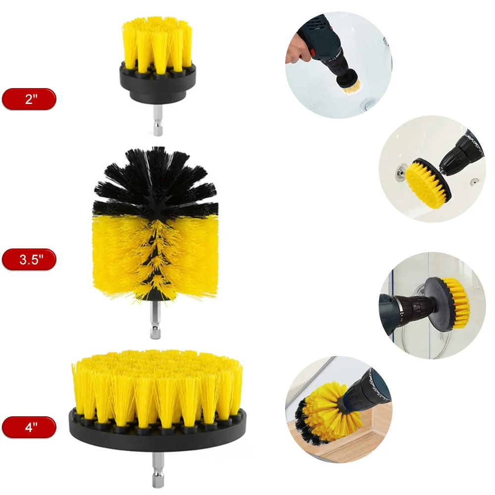 2 tipos Power Scrubber Escova de Rotação