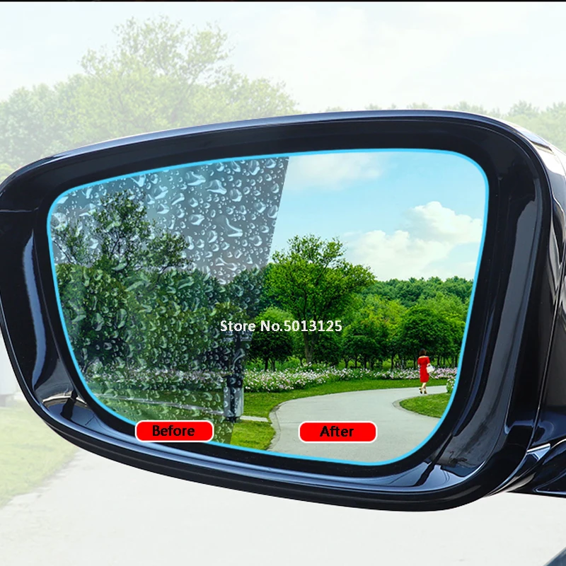 

For Toyota CHR C-HR 2017 2018 Car Rear Mirror Protective Film Anti Fog Window Clear Rainproof Rear View Mirror Soft Film