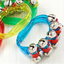 D743 детская ручная колокольчик пластиковая рукоятка детская музыкальная игрушка