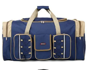 Мужские дорожные сумки, многофункциональная Черная мужская дорожная сумка Оксфорд 65 см, Большая вместительная красная ручная сумка для багажа, большая дорожная сумка - Цвет: 4