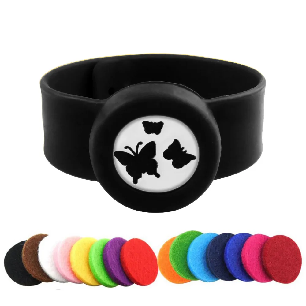 ZP-BS000-5 Silicone Diffuser Locket Bracelet