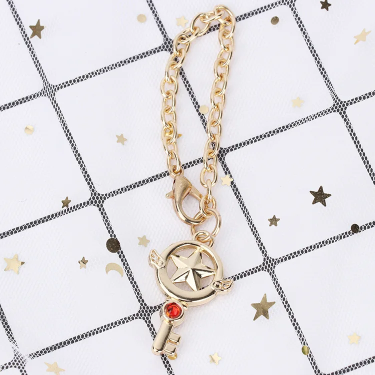 1 шт. sailor moon card captor sakura cardcaptor sakura 20th anniversary Star Wars wands bag charm брелок Аниме