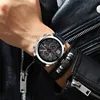 CURREN – montre-bracelet en cuir pour hommes, chronographe étanche, horloge de Sport militaire, marque de luxe, 8324 ► Photo 3/6