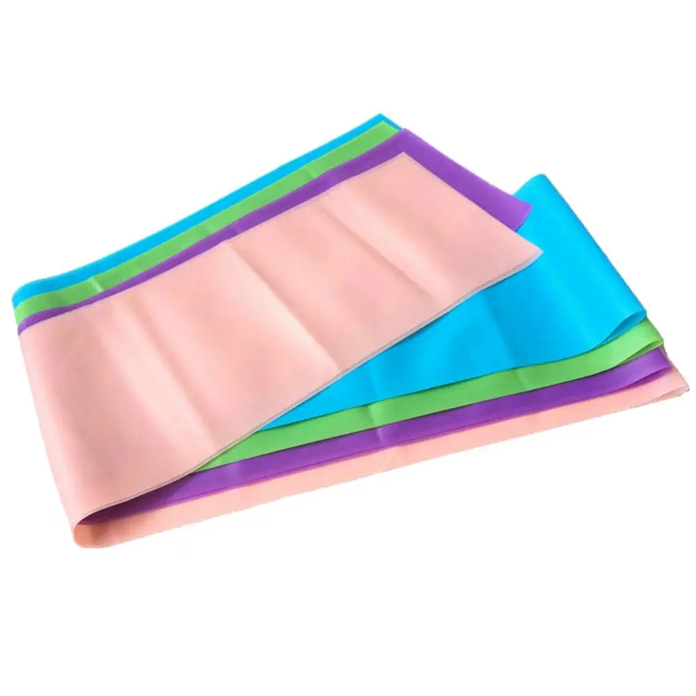 Rubber Muscle Building Dance Resistance Exercise Band Fitness Elastic Yoga Pilates Training Strap for Exercise Stretch Belt