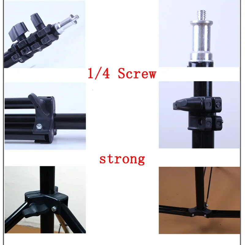  Photography 2m Light Stand Tripod Photo Studio Accessories for Softbox Photo Video Lighting Lamps /
