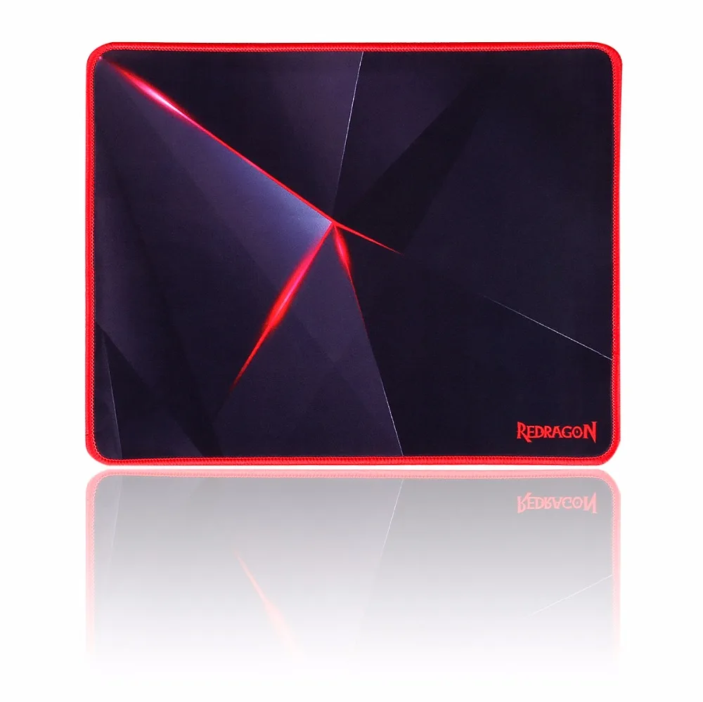 

Redragon P012 Mouse Pad Stitched Edges Premium-Textured Mouse Mat Non-Slip Rubber Base Mousepad for Laptop Computer & PC
